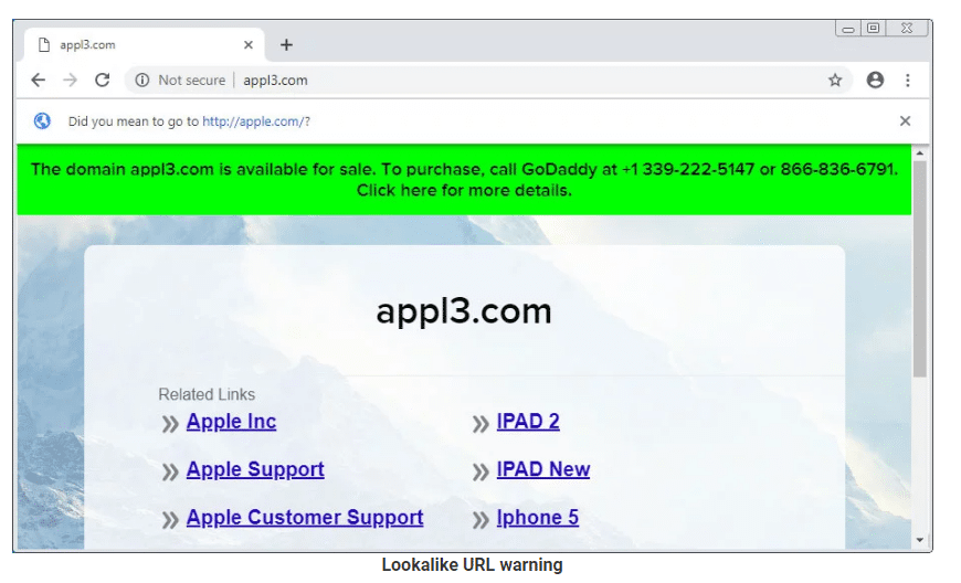 Wykrywanie fałszywych domen w Chrome